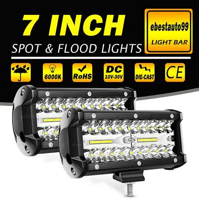 7  LED Marine Lights Pods Pontoon Boat HeadLights Spreader Docking Fishing Lamp • $23.99