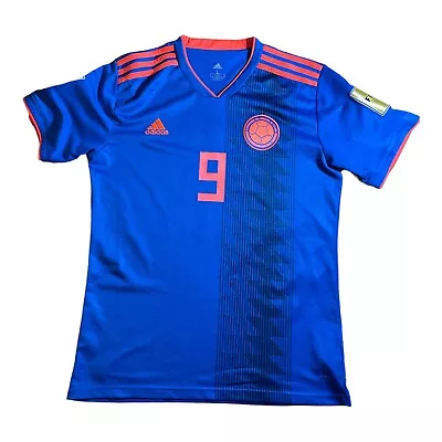 $77.90 • Buy 🔥 Adidas Men’s Colombia Fútbol Jersey Falcao #9 FIFA World Cup Russia Sz L 🔥