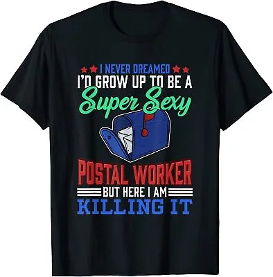 NEW LIMITED Funny Postal Worker TShirt Mailman Service Design Gift T-Shirt S-3XL • $23.27