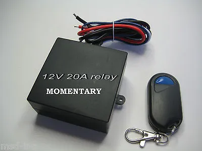 MSD-INC 12V 30A DC MOMENTARY Remote Control Relay 12v Output Switch RX10M • $20