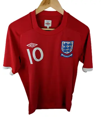 £24.95 • Buy England 2010 Away Football Shirt Umbro ROONEY 10 South Africa World Cup - Small