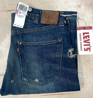 Levis Vintage Clothing LVC Hacienda Vault 1   1937 501 Jean  Selvedge Levi Denim • $799.99