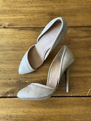 L.A.M.B. Leather Platform Stiletto Heels Shoes Size 8.5 • $40