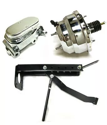 Universal Firewall Under Dash Mount Power Brake Pedal Kit 7  Dual Booster Master • $162.65