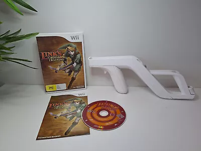 Link's Crossbow Training W/ Zapper Gun Accessory - Good Cond AUS (Nintendo Wii) • $19.50