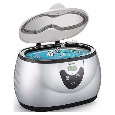 Professional Ultrasonic Jewelry Cleaner With Timer Portable Cleaning Machine • $25.86