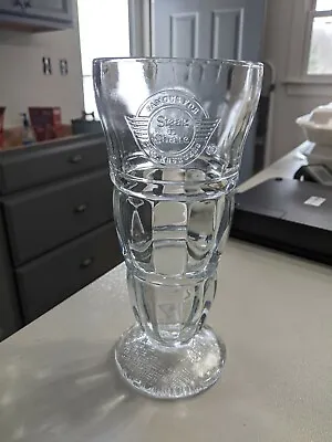 Vintage Heavy Embossed Steak N Shake Giant Milkshake Restaurant Serving Glass  • $15