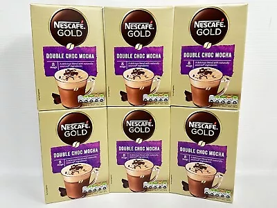 Nescafe Gold Double Choc Mocha Instant Coffee 8 Sachet | Pack Of 6 | 48 Servings • £14.99