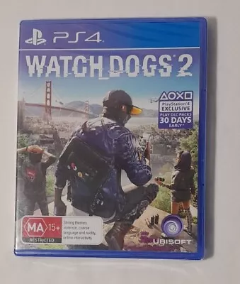 Watch Dogs 2 PS4 Ubisoft Brand New Sealed Free Postage • $39.99