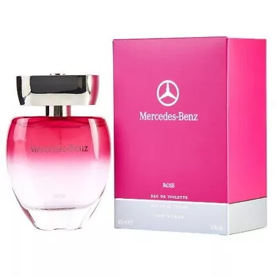 Mercedes Benz Rose Women Perfume Edt Spray 3.0 Oz-90 Ml  New In Box & Sealed • $54