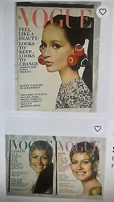 4 Vintage Vogue Magazines • $129.95