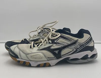 Mizuno Wave Bolt 5 Women’s Volleyball Shoes SZ 7 Navy Blue/White Good Condition • $17.50