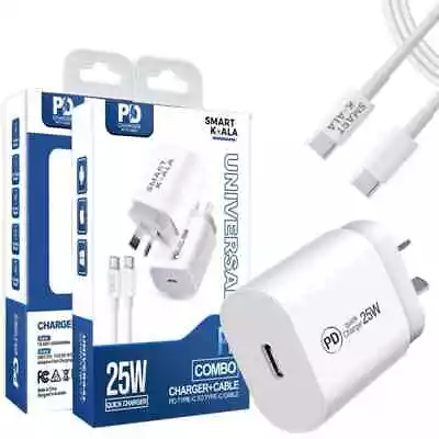 Smart Koala 25W Fast Charger USB Type C Wall Plug Power Adapter With Cable Cord • $21.99