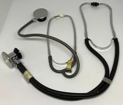 Vintage Pair Of Double Head Stethoscopes Nurse Doctor Unbranded Lot • $39.99