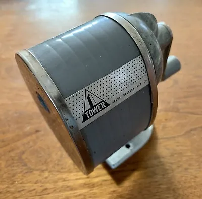 Tower Vintage Pencil Sharpener Sears Roebuck Working Desk Wall Mount • $18