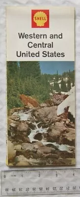 £2.50 • Buy 1966 Shell Map Of Western And Central United States