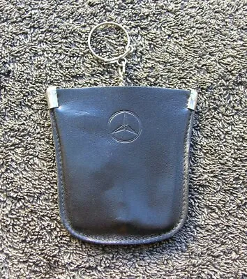 Original Mercedes Mb Key Ring Pouch Classic Vintage Car Accessory Leather Nos • $175