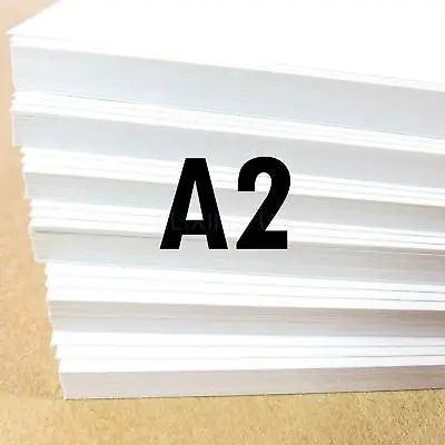 A6 A5 A4 A3 A2 WHITE CARD STOCK SCHOOL PAPER SHEET ART CRAFT MAKING 120- 300 Gsm • £237.99