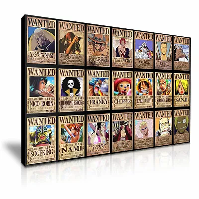 £29.69 • Buy One Piece Japanese Manga Stretched Canvas 76x50cm / 30X20 Inch