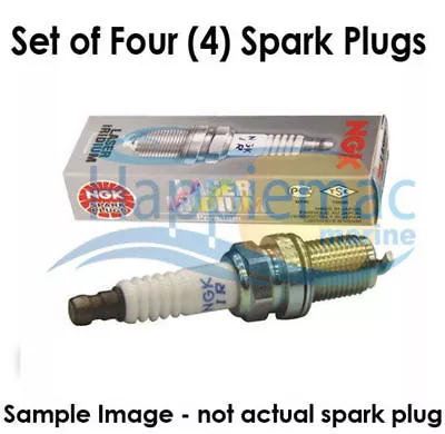 NGK Yamaha F115-F350 4 Stroke Mercury 33-881284 Spark Plug LFR6A11 - Set Of 4 • $41.99