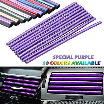 £4.79 • Buy 10X Car Air Conditioner Outlet Vent Grille Decor U Shape Molding Trim Strip HIQ