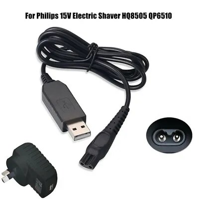 $14.95 • Buy USB Charger Power Car Cord Cable For Philips 15V Electric Shaver HQ8505 QP6510