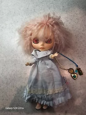 Blythe Doll Custom Mohair Scalp And Eyelids OOAK • $149