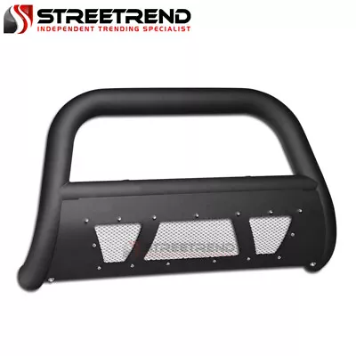 For 99-07 Silverado/Sierra 1500 Matte Studded Mesh Bull Bar Brush Bumper Guard • $209.95