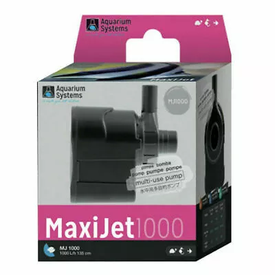 £26.95 • Buy Aquarium Systems MaxiJet Pump 1000L/h Fish Tank Dry External / Wet Submerged Use
