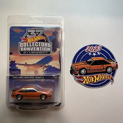 2023 Hot Wheels 37th Annual LA Convention 1993 Ford Mustang Cobra R & Patch New • $105