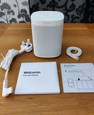 £72 • Buy SONOS One (Gen 2) Speaker White. Alexa, Google Assistant, Airplay. Boxed *MINT*