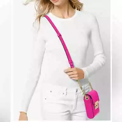 Michael Kors Scout Camera Crossbody Bag In Hot Pink • $205