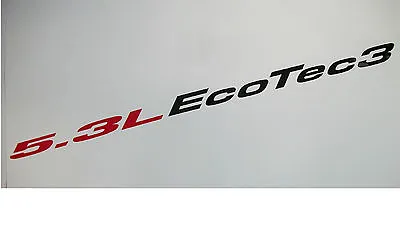 5.3L Ecotec3 (2) Hood Sticker Decals Emblem Chevy Silverado GMC Sierra Z71 2014 • $9.95