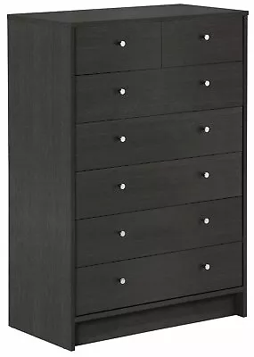 Malibu 5+2 Drawer Chest - Black Oak Effect • £119.99