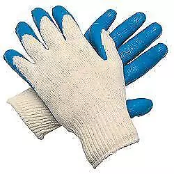 Memphis 9682 Blue Latex Dipped Work Gloves Size Large (12 Pair) • $19.06