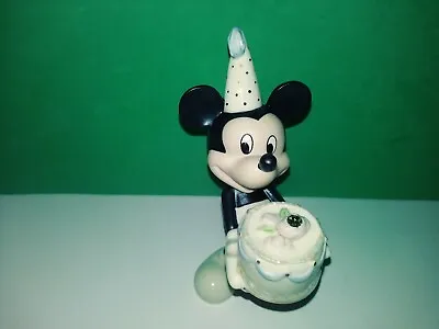 Lenox Disney MICKEY MOUSE   Happy Birthday To  You   FQ October  Figure NIB  COA • $24.99