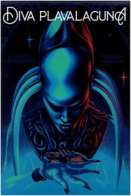 The Fifth Element Movie Poster Diva Fhloston Paradise Print Wall Art • $16.99