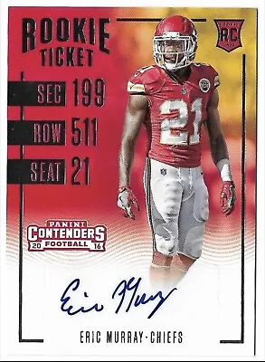 🏈 2014 Panini Contenders Eric Murray Rookie Autograph Card 🏈 • $7.99