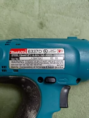 Makita 6337D 14.4V Cordless Drill Machine With Battery And Charger • $45