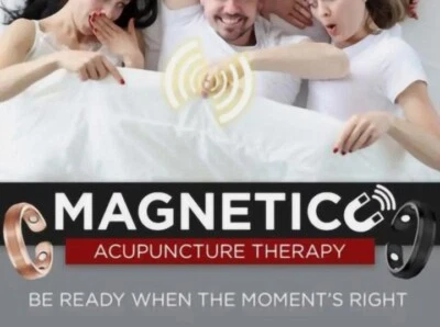 £5.78 • Buy Magic Men's Women Apolloostory Lymphatic Drainage Therapeutic Magnetic Open Ring