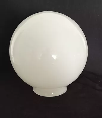 White Milk Glass Lamp Globes Vintage 4   Fitter  Diameter 7 1/2  Ht 8   • $15