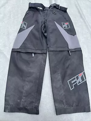 Four Racing Profile Pants Adult Size 32  Motocross Biking BMX Black Zip Off Legs • $30