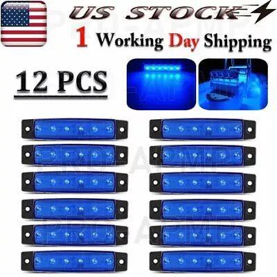 12Pcs Boat LED Light Marine Cabin Deck Courtesy Lights Stern Transom Lamp 12V • $16.97