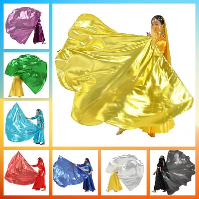 Dance Metallic Semicircle Worship Wing Flag Veil Praise Flag With Scalable Rod • $11.56