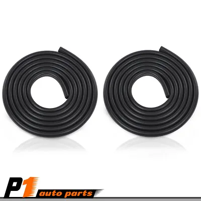 Fit For 73-79 Ford F100 F150 F250 Truck Rubber Door Seals Weatherstrip Pair Set • $28.98