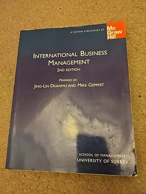 International Business Management McGraw Hill Duanmu Geppert Study Book • £4.50