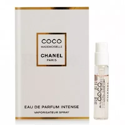 Chanel Coco Mademoiselle Spray  .05 Oz / 1.5 Ml EDP Parfum Intense Card Vial NEW • £13.78