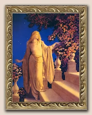 Enchantment Maxfield Parrish 7  X 9  Art Nouveau Framed Giclee Print On Canvas • $49