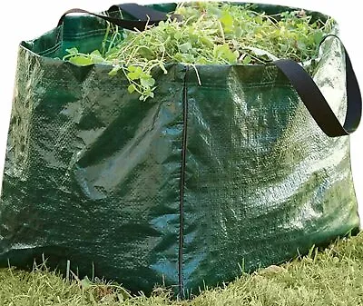 🔥2x 100L Large Garden Waste Bags Heavy Duty Refuse Storage Sacks  Handles Grass • £6.99