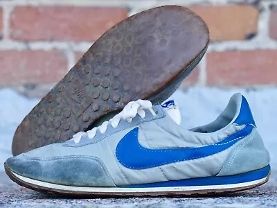 $59.99 • Buy 1981 Nike Diablo Sz 7.5 Grey/Navy - Og Vtg 81 1980s 80s Scout Roadrunner Oceania